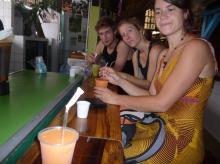 Cocktails au marché de Cayenne