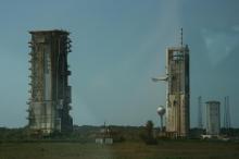 Le pas de tir d'Ariane 4